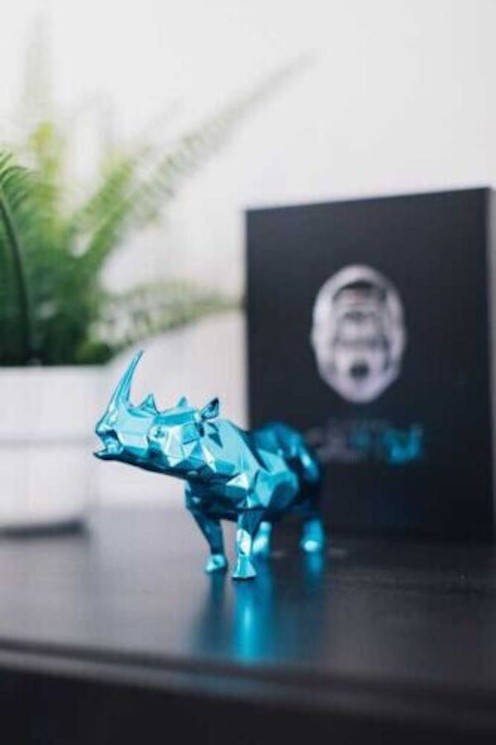 Richard Orlinski, Rhino Spirit, %category% on %material%