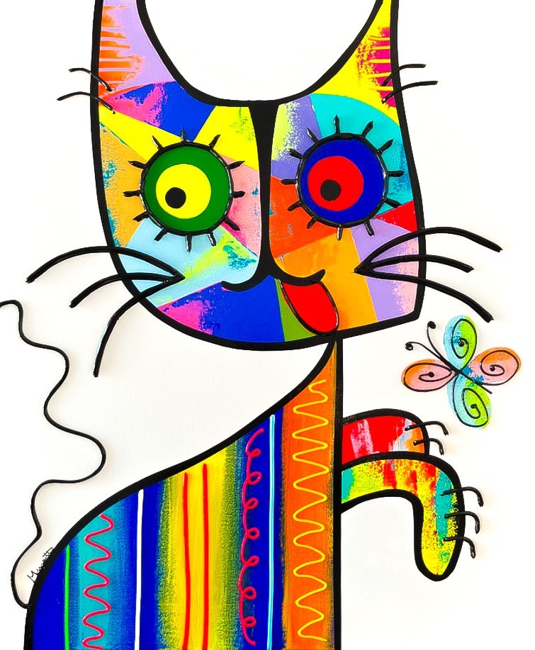 Muriel Matt, Chat a faim (Papillon) Muriel Matt, Chat a faim (Papillon)