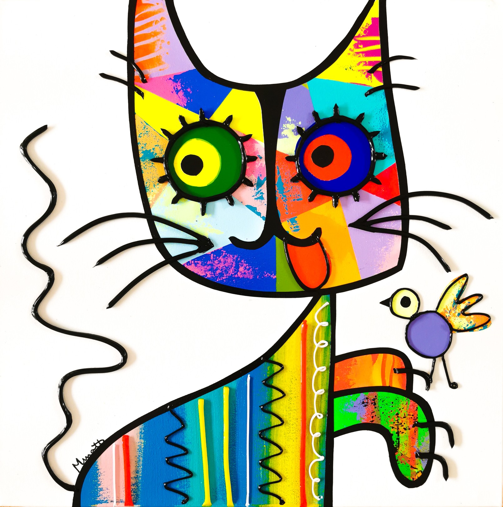 Muriel Matt, Chat a faim (Oiseau) Muriel Matt, Chat a faim (Oiseau)