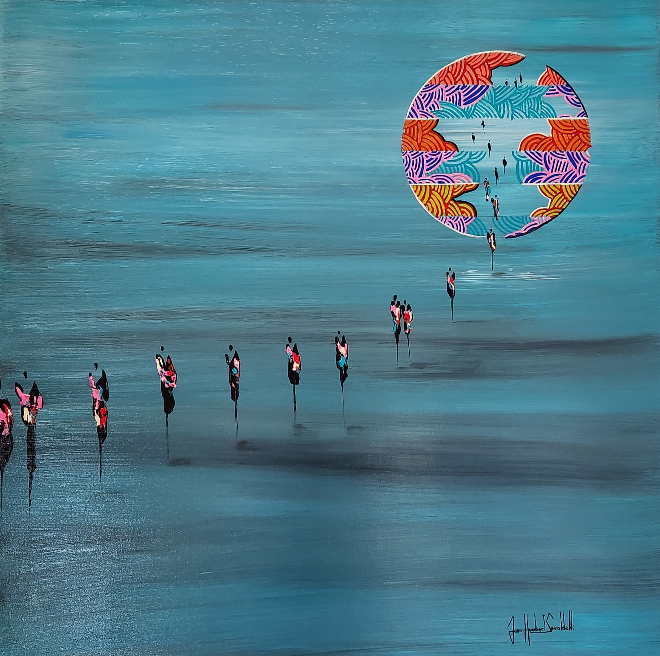 Jean-Humbert Savoldelli, Across the moon Jean-Humbert Savoldelli, Across the moon