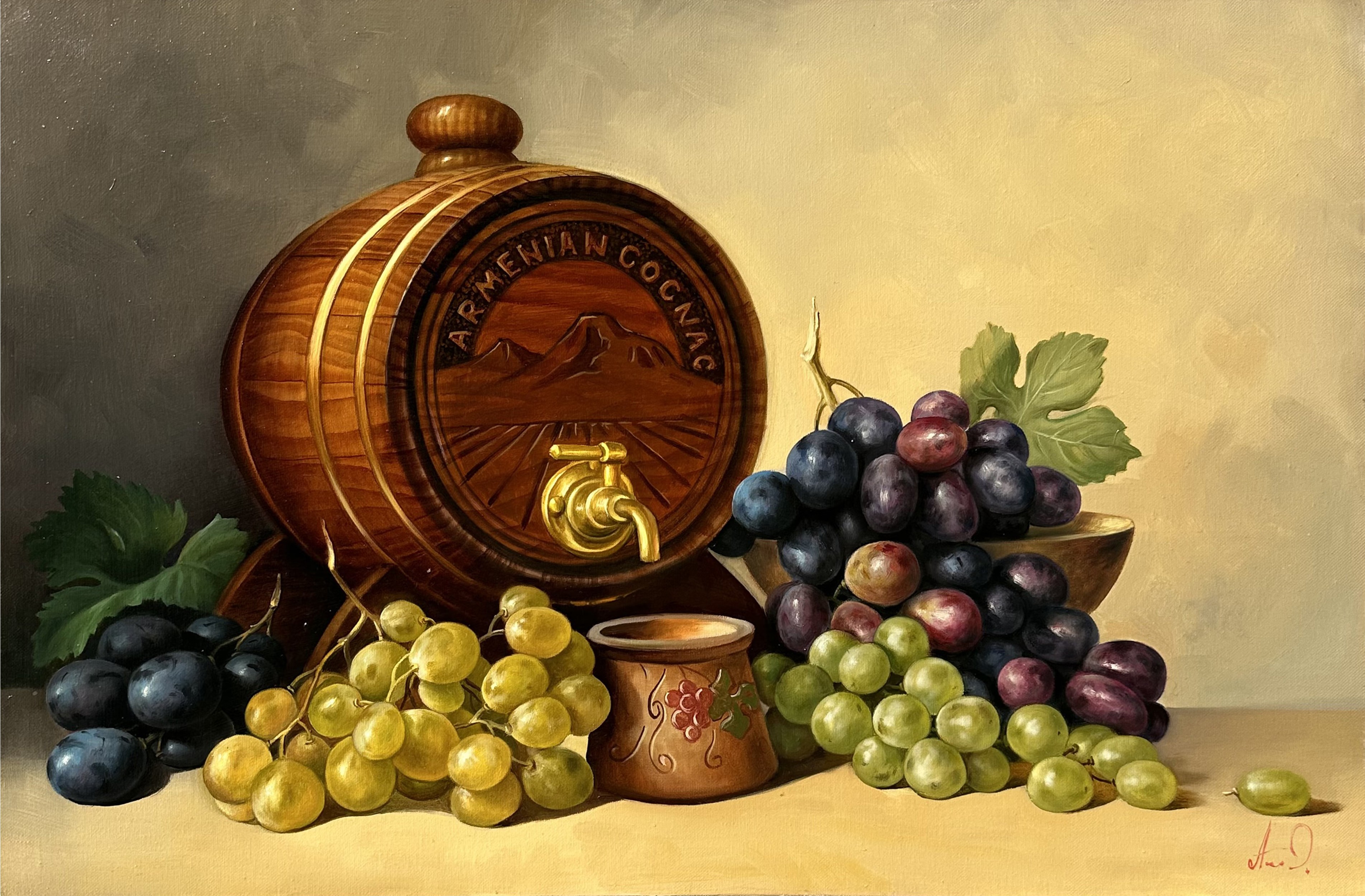 Tamar Nazaryan, Still life with Armenian Brandy Tamar Nazaryan, Still life with Armenian Brandy