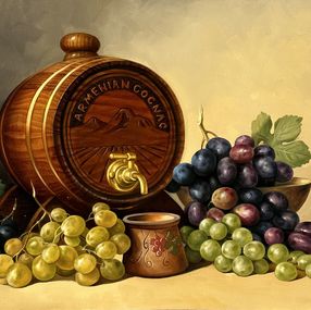 Pittura, Still life with Armenian Brandy, Tamar Nazaryan