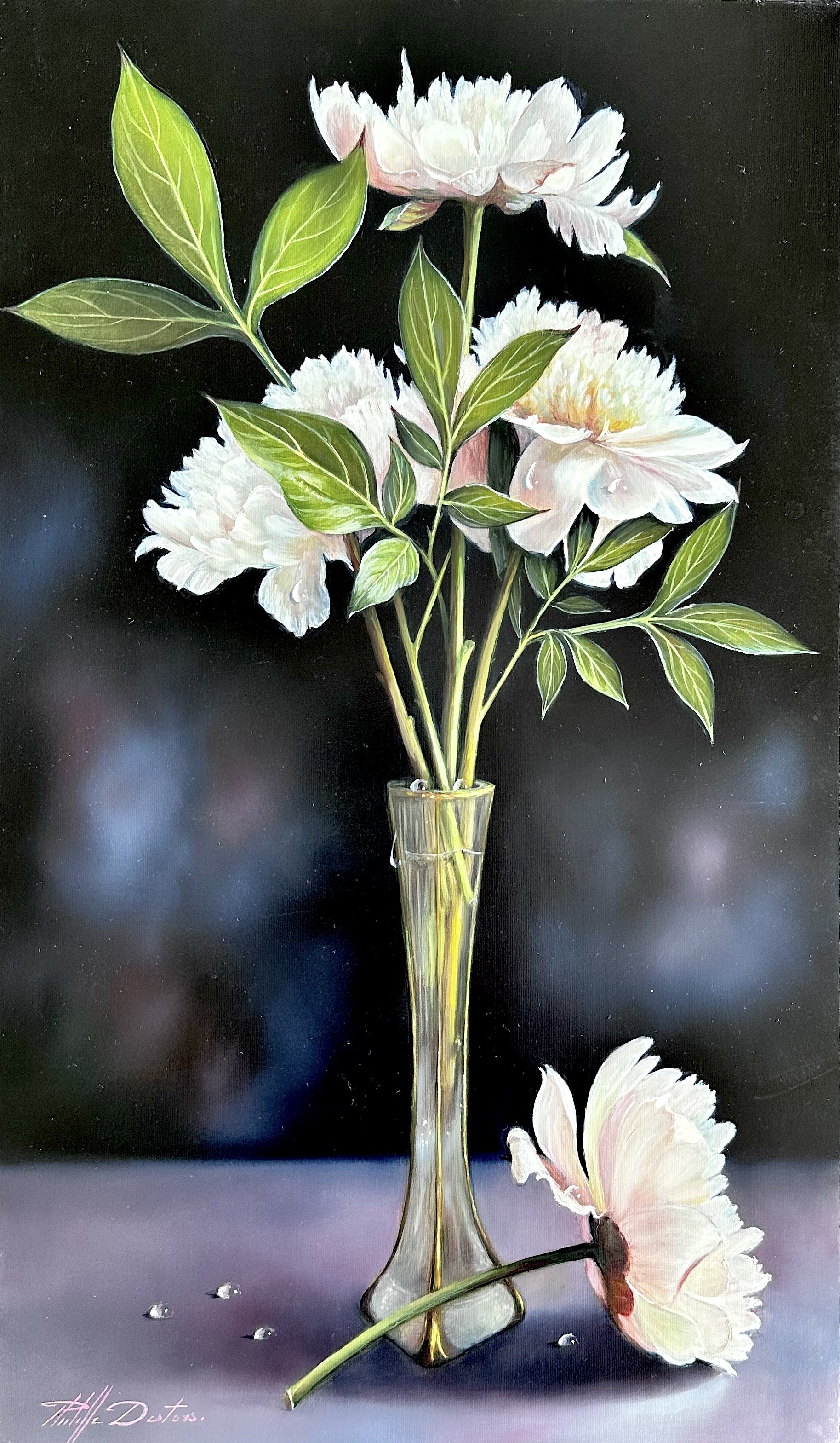 Philippe Destors, Bouquet de pivoines Philippe Destors, Bouquet de pivoines