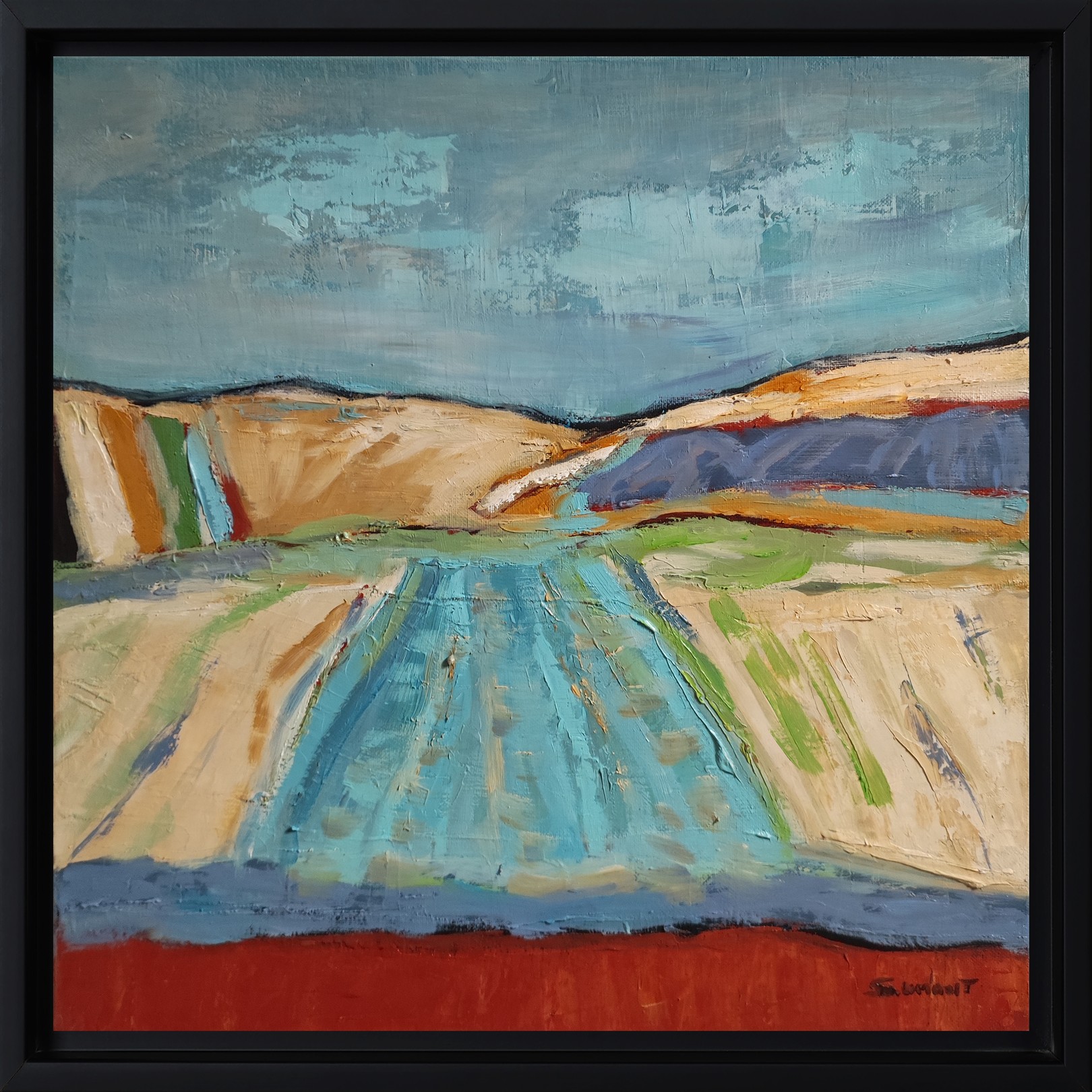 Sophie Dumont, Blue landscape Sophie Dumont, Blue landscape