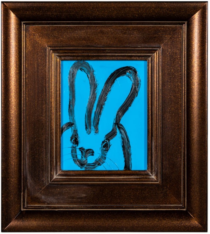 Hunt Slonem, Bunny - Blue Hallowed Hunt Slonem, Bunny - Blue Hallowed