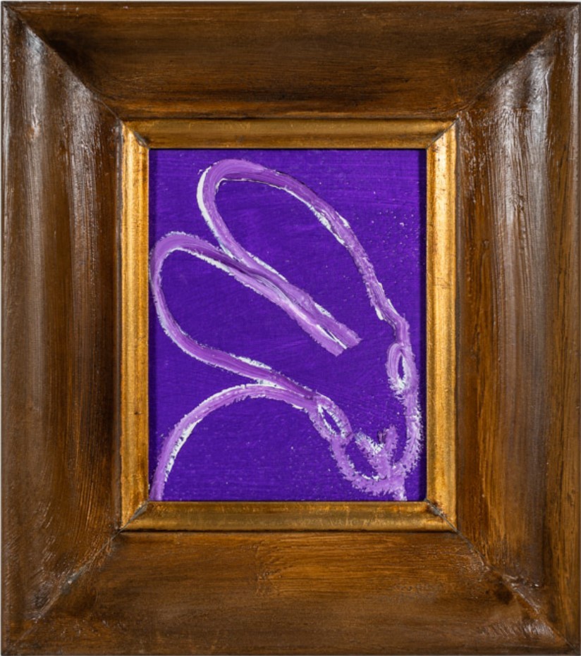Hunt Slonem, Bunny - Color purple Hunt Slonem, Bunny - Color purple