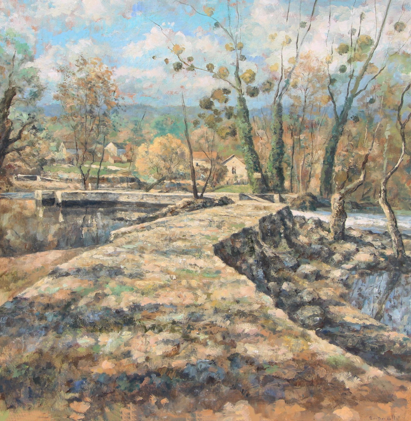 André Boubounelle, Les anciennes écluse sur le Thouet à Montreuil-Bellay André Boubounelle, Les anciennes écluse sur le Thouet à Montreuil-Bellay