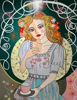 Hommage à Mucha, Muriel Matt