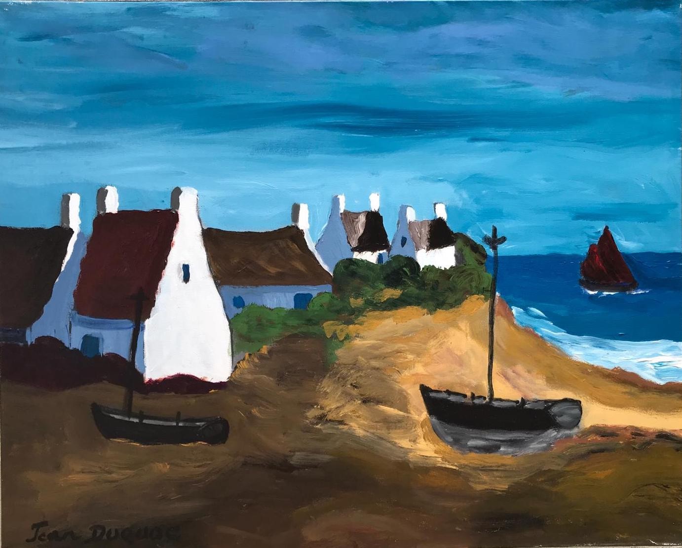 Jean Duquoc, Village près de l’Océan Jean Duquoc, Village près de l’Océan