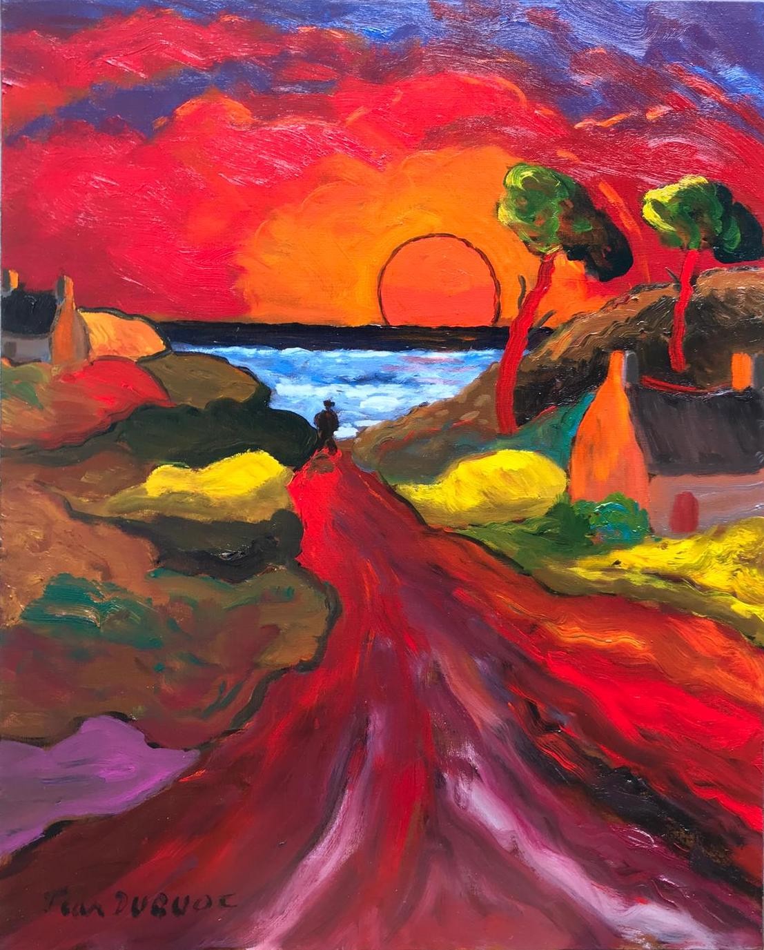 Jean Duquoc, Soir d’Octobre, Soleil Rouge Jean Duquoc, Soir d’Octobre, Soleil Rouge