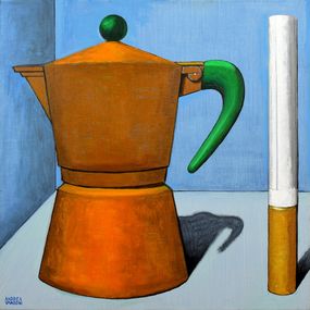 Painting, Coffee & Cigarette 8, Andrea Vandoni