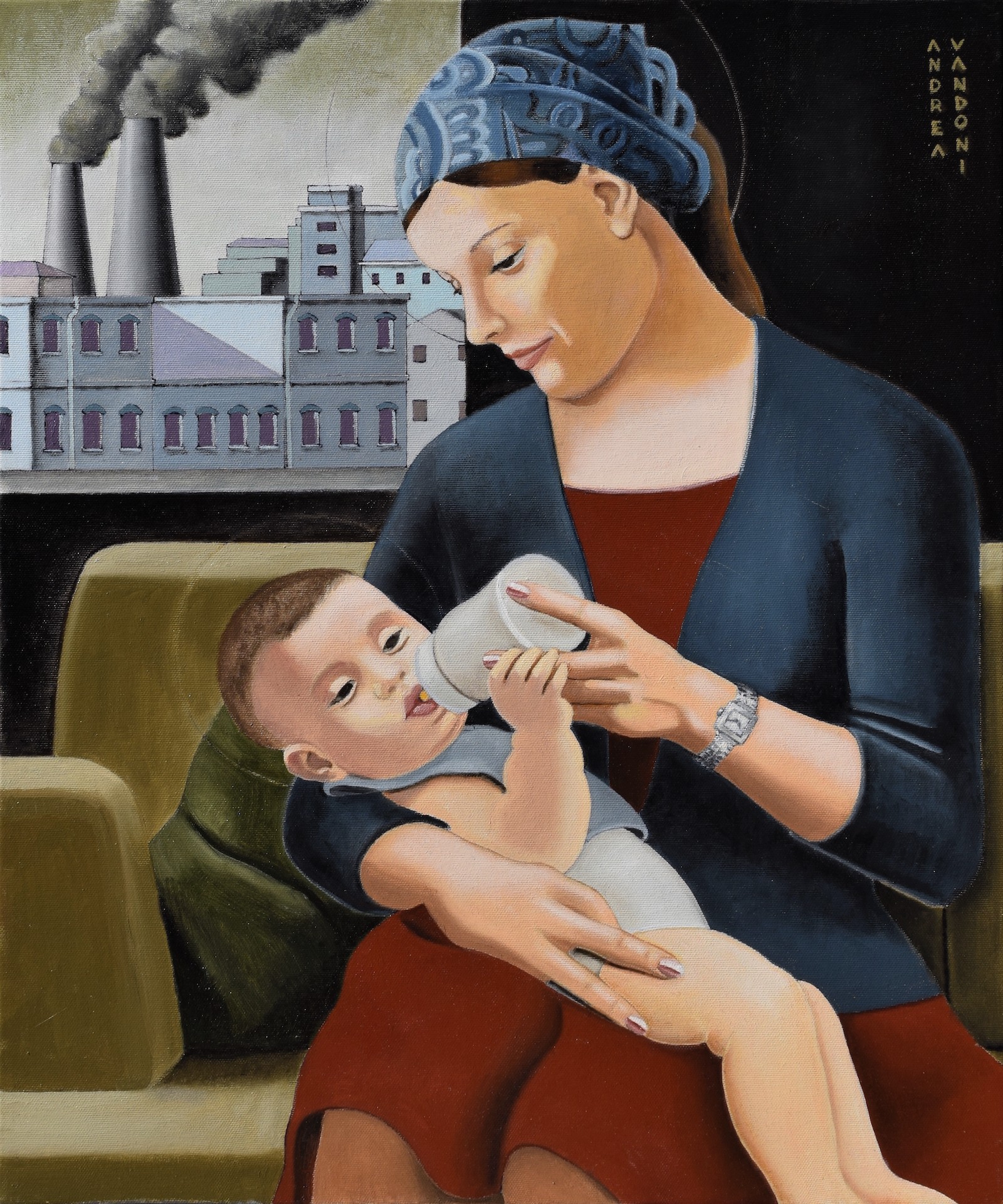 Andrea Vandoni, Madonna Che Allatta Il Bambino Andrea Vandoni, Madonna Che Allatta Il Bambino