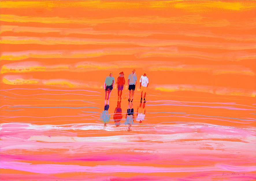Ken Done, Walking on Lake Eyre Ken Done, Walking on Lake Eyre