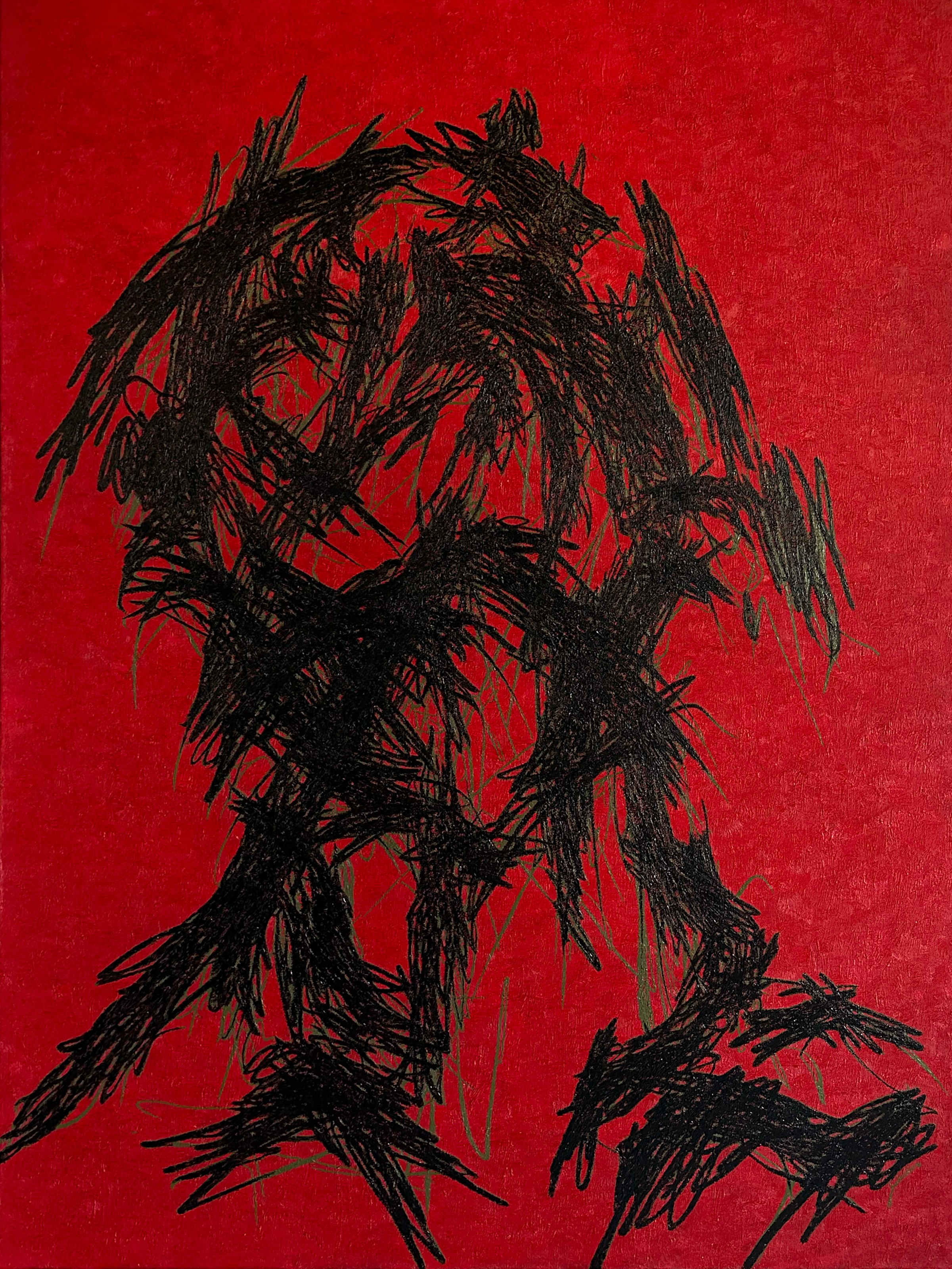 Ihar Barkhatkou, Red Portrait II Ihar Barkhatkou, Red Portrait II