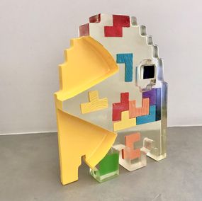 Sculpture, Tetris tribute, Art-cade Bites