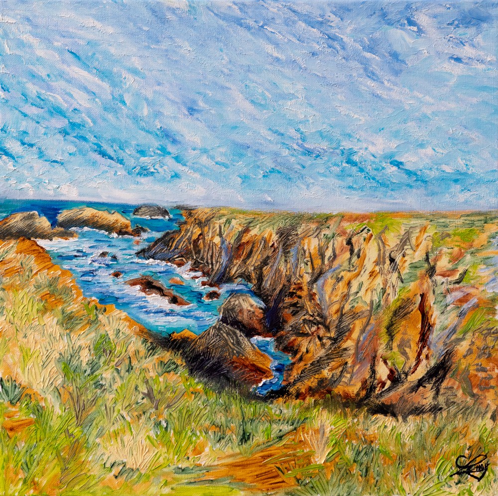 Virginie Le Roy, La pointe du Talut - série Paysage marin de Belle-île-en-Mer Virginie Le Roy, La pointe du Talut - série Paysage marin de Belle-île-en-Mer