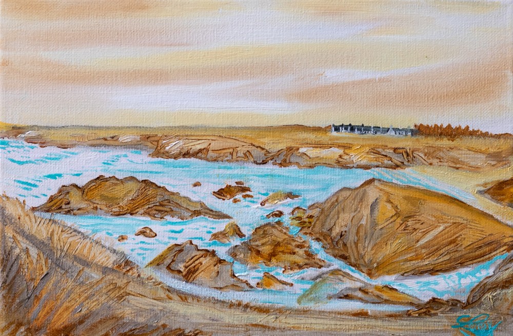 Virginie Le Roy, La plage de Donnant - série Paysage marin de Belle-île-en-Mer Virginie Le Roy, La plage de Donnant - série Paysage marin de Belle-île-en-Mer