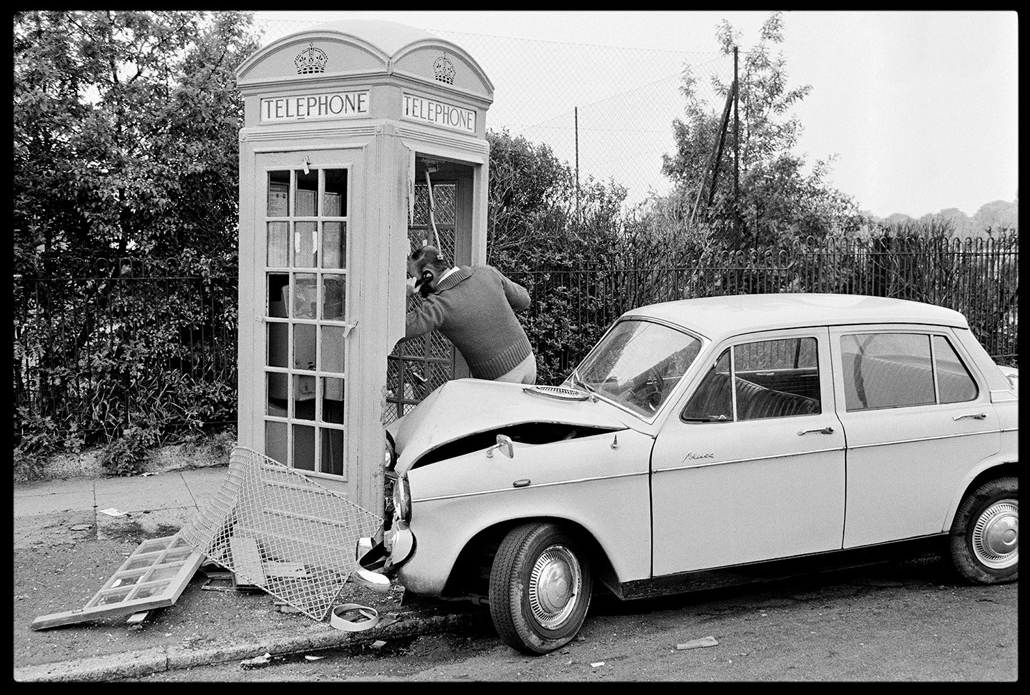 Arthur Steel, Crash Call Phone Box Arthur Steel, Crash Call Phone Box