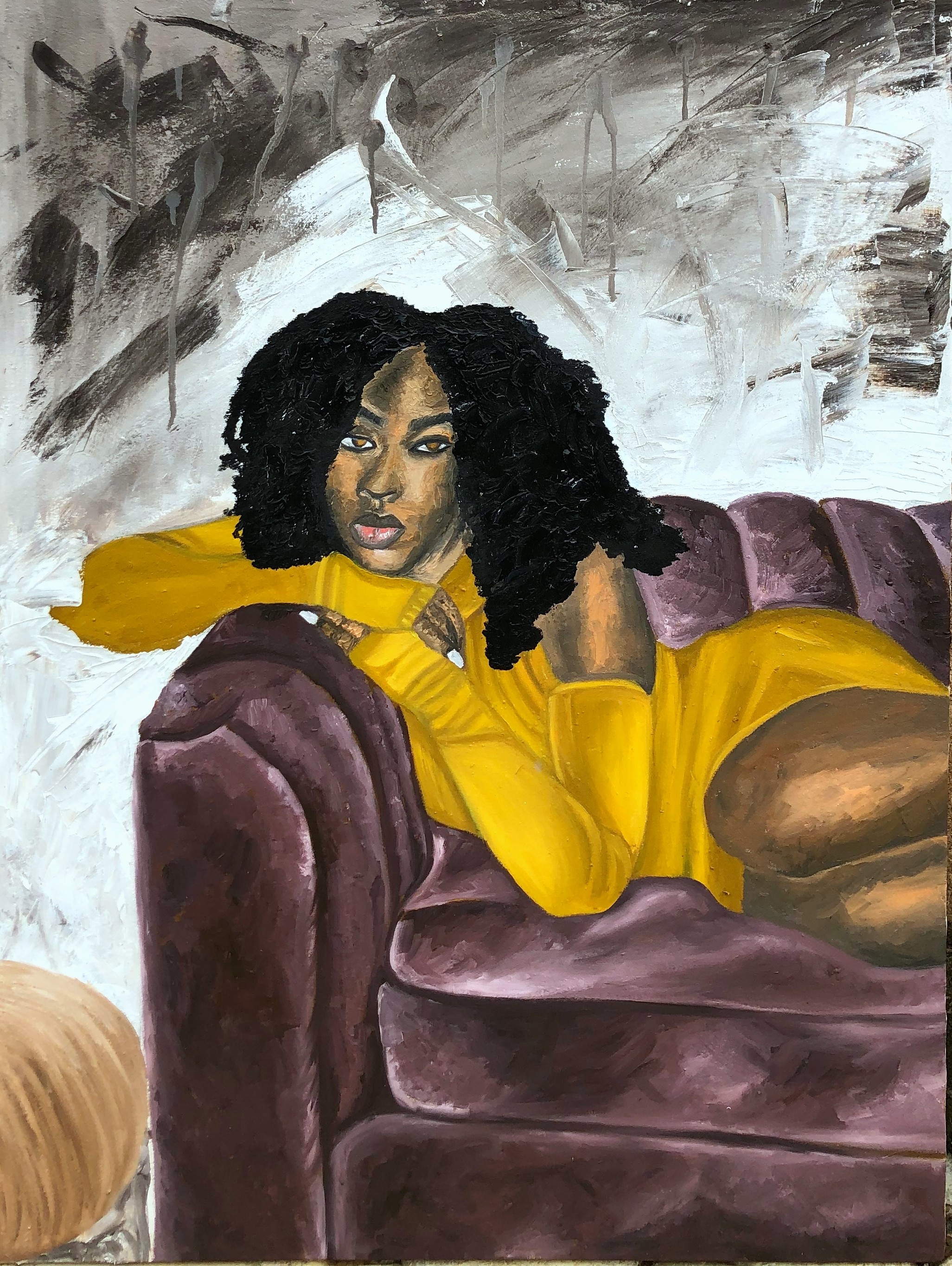 Oluwapelumi Oluyemi, Purple Couch Oluwapelumi Oluyemi, Purple Couch