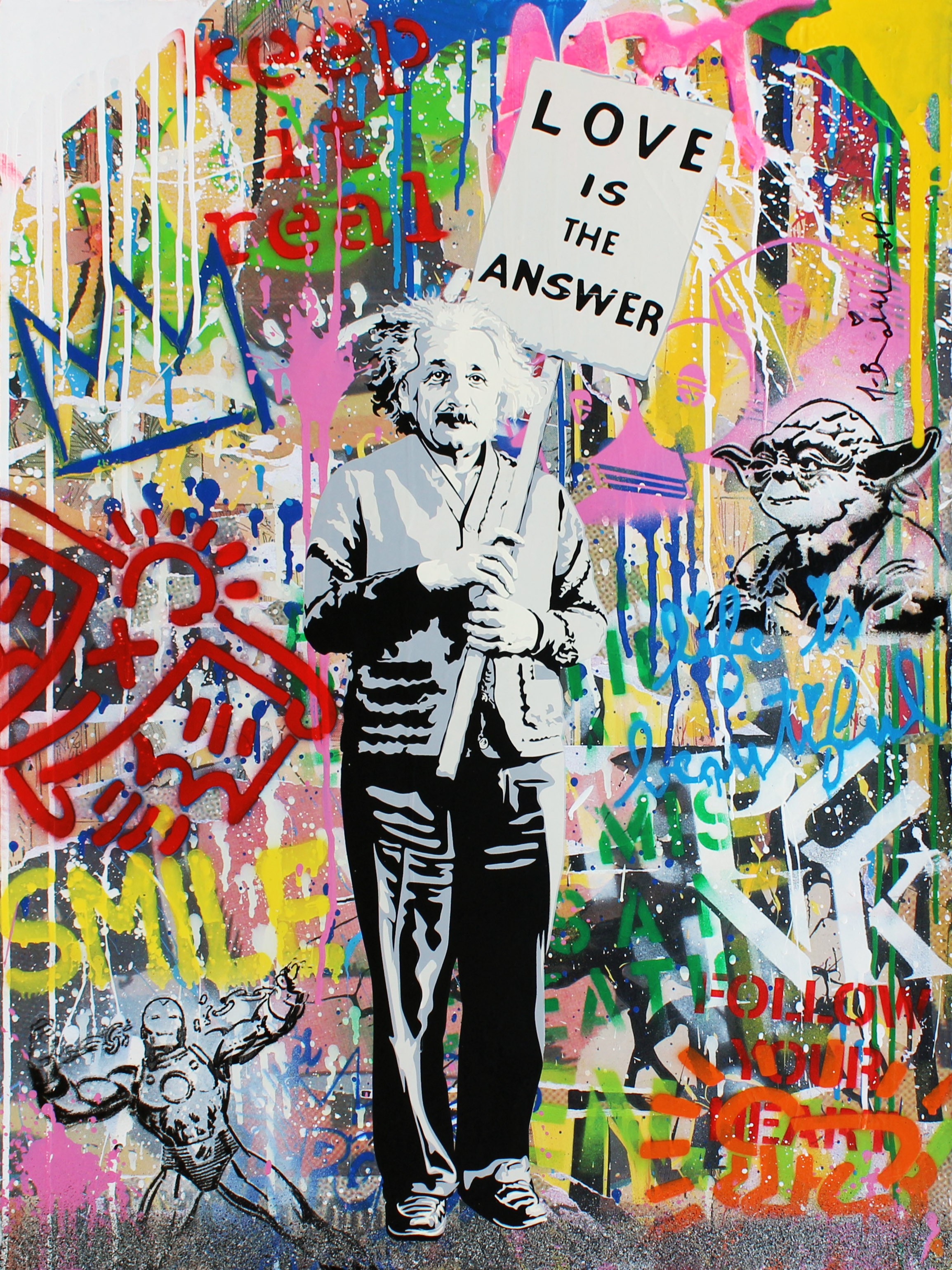 Mr Brainwash, Einstein Mr Brainwash, Einstein