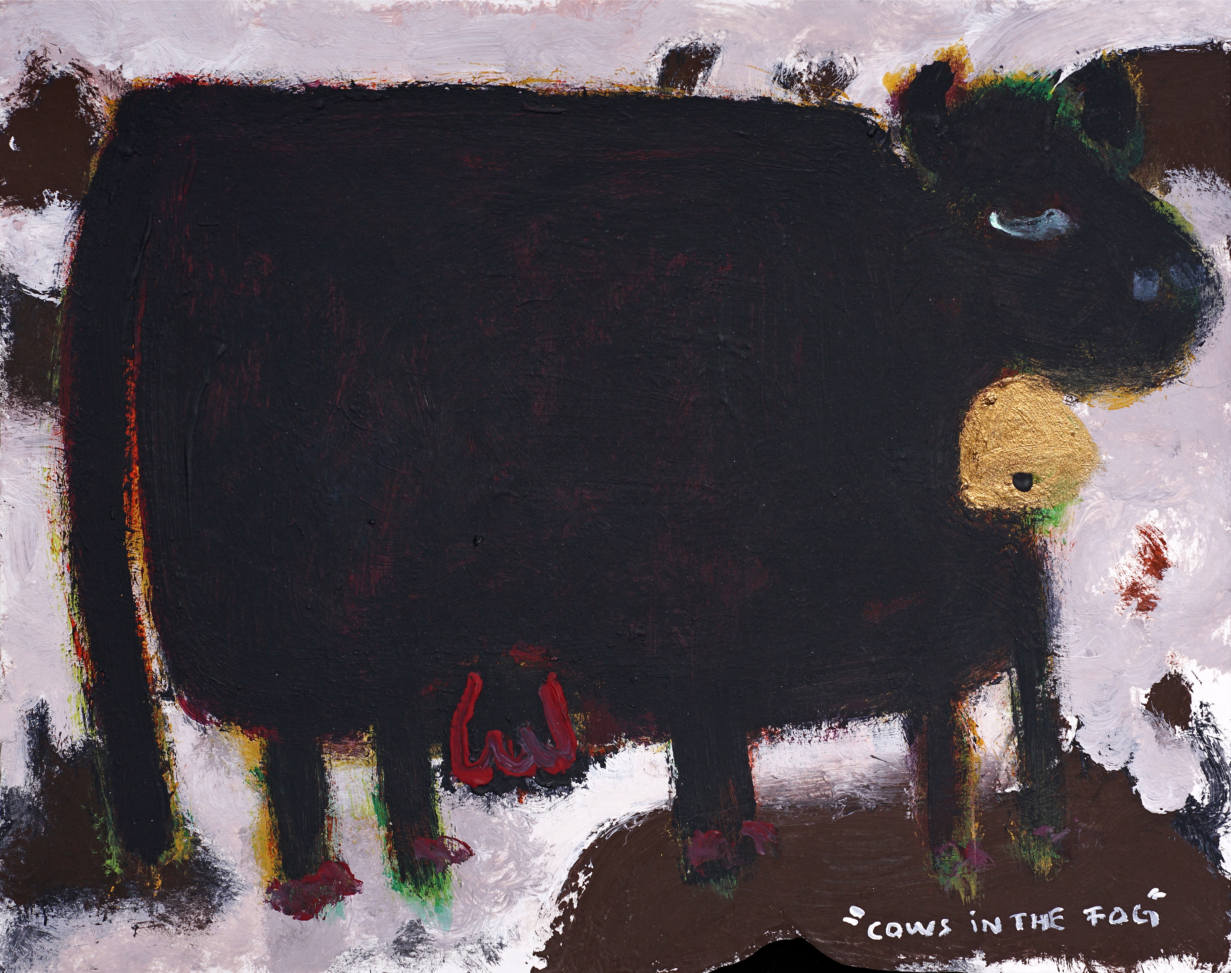 Francisco Montoya Cázarez, Cows in the fog Francisco Montoya Cázarez, Cows in the fog