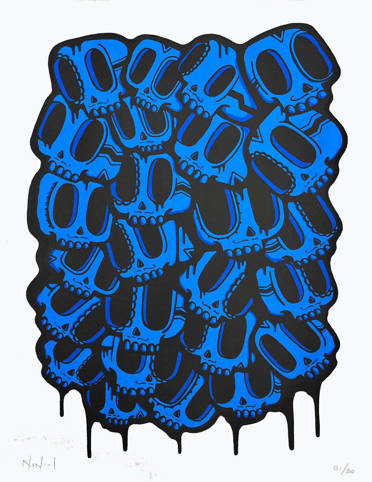 Lucas Ninin, Dia de Muertos bleu Lucas Ninin, Dia de Muertos bleu