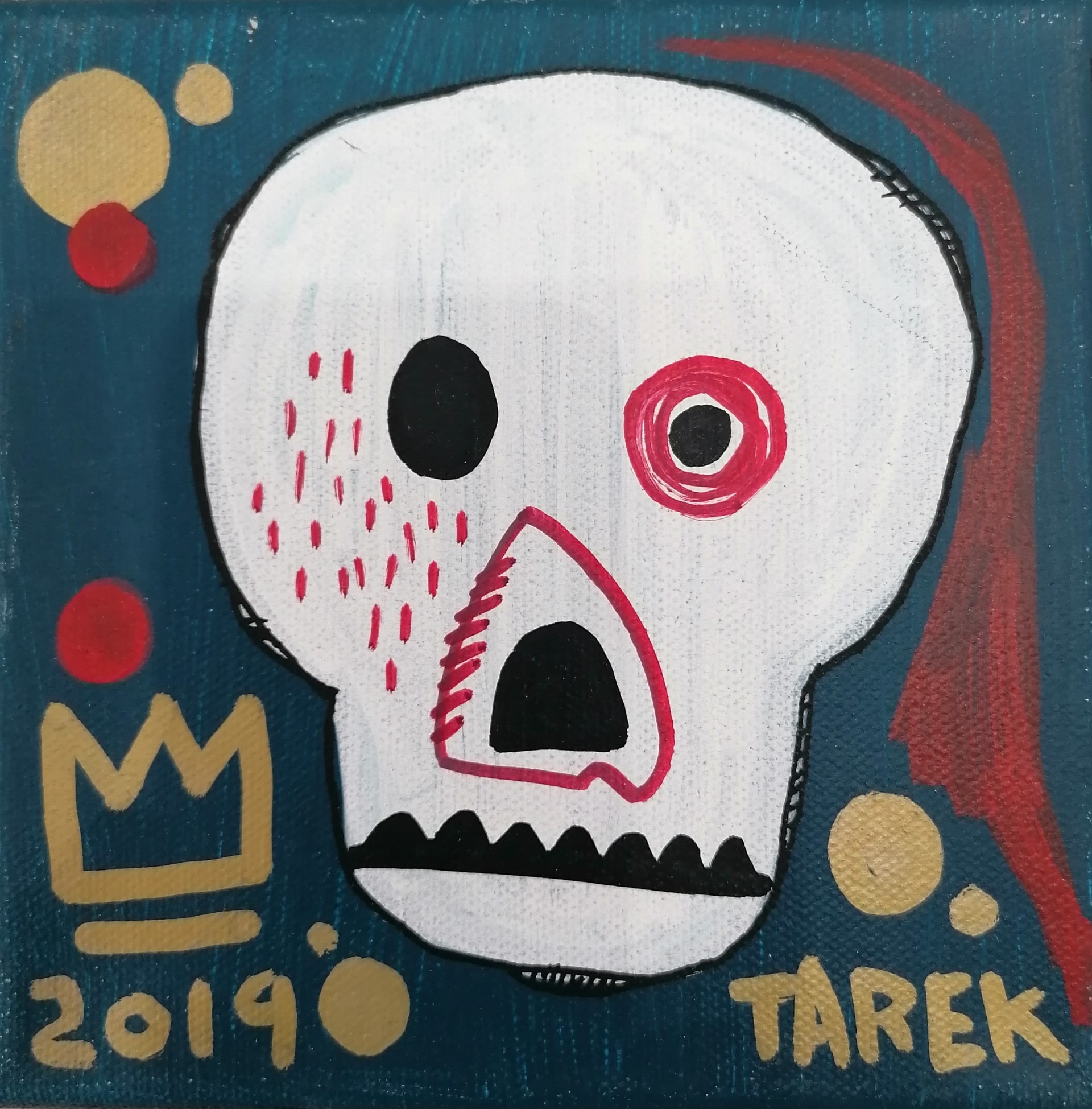 Tarek, Masque blanc Tarek, Masque blanc