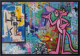 Pink Basquiat, Fat