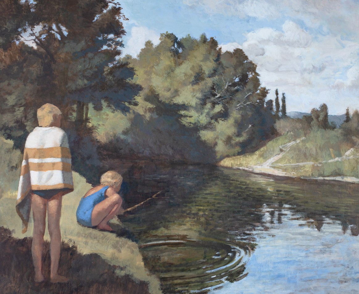 Pierre Sojo, Enfants au bord de la rivière Pierre Sojo, Enfants au bord de la rivière