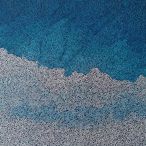 Gemälde, Vibrant Blue, Diana Torje