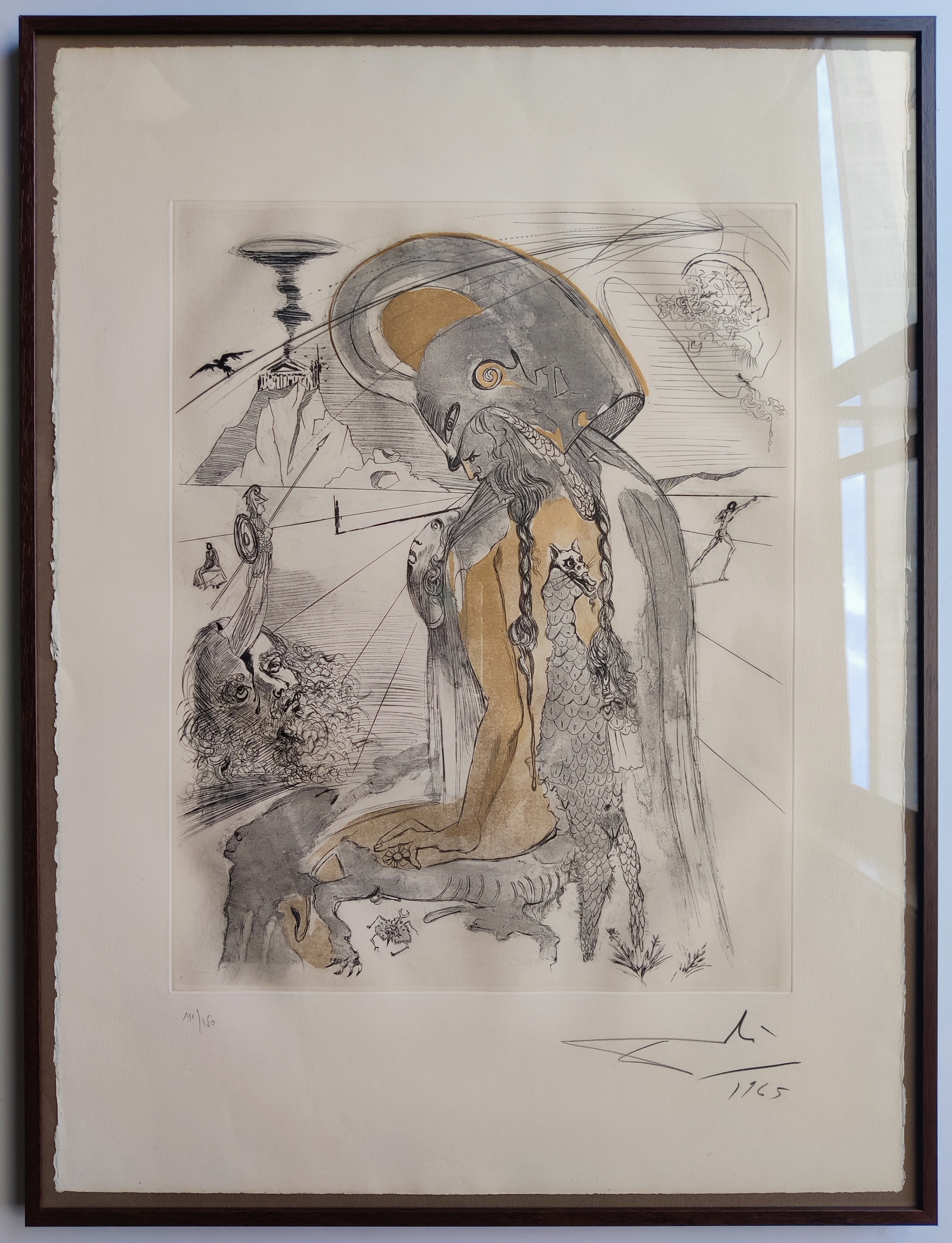 Salvador Dali, Athene from the series Salvador Dali, Athene from the series
