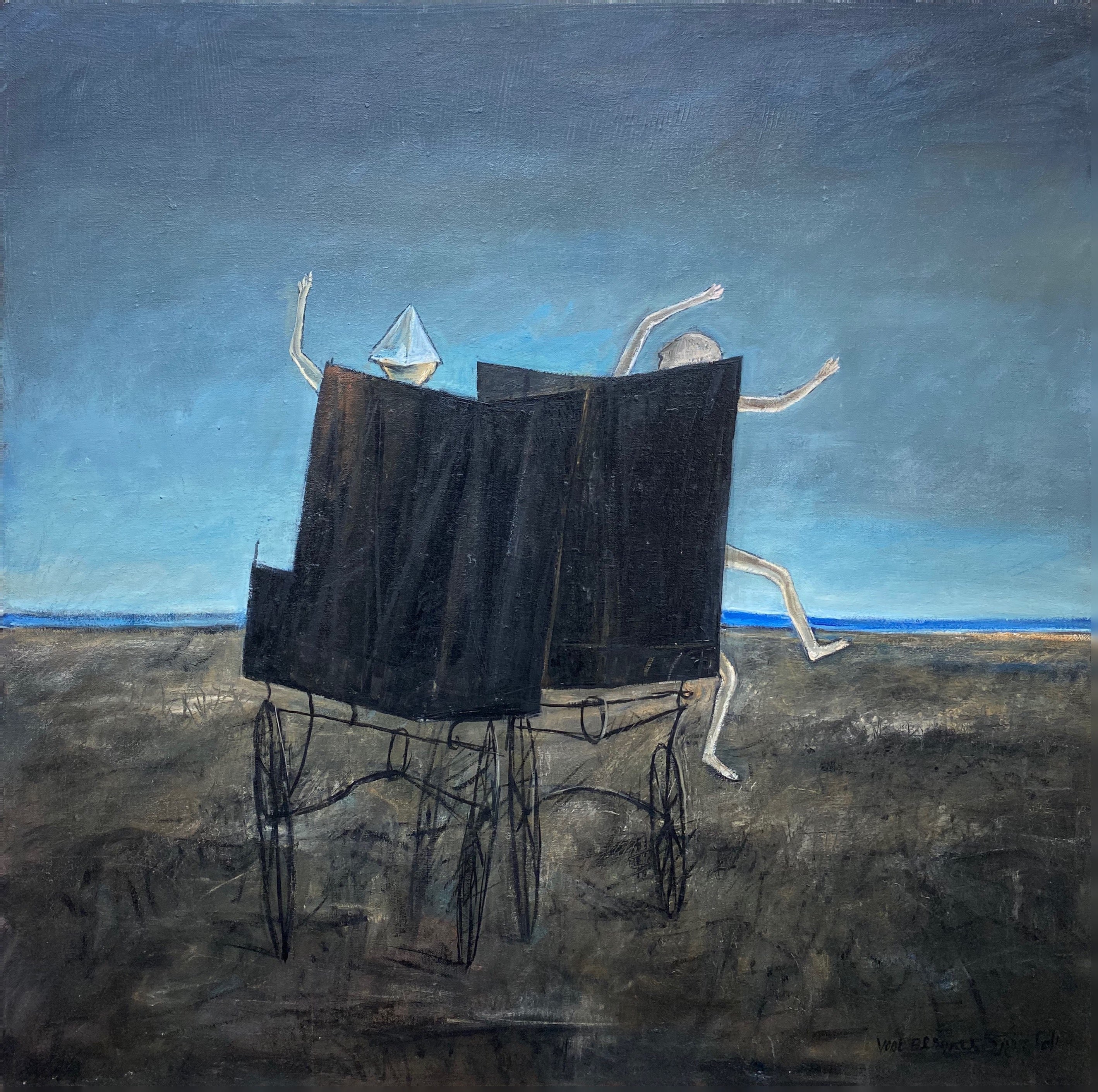 Yosl Bergner, The race Yosl Bergner, The race