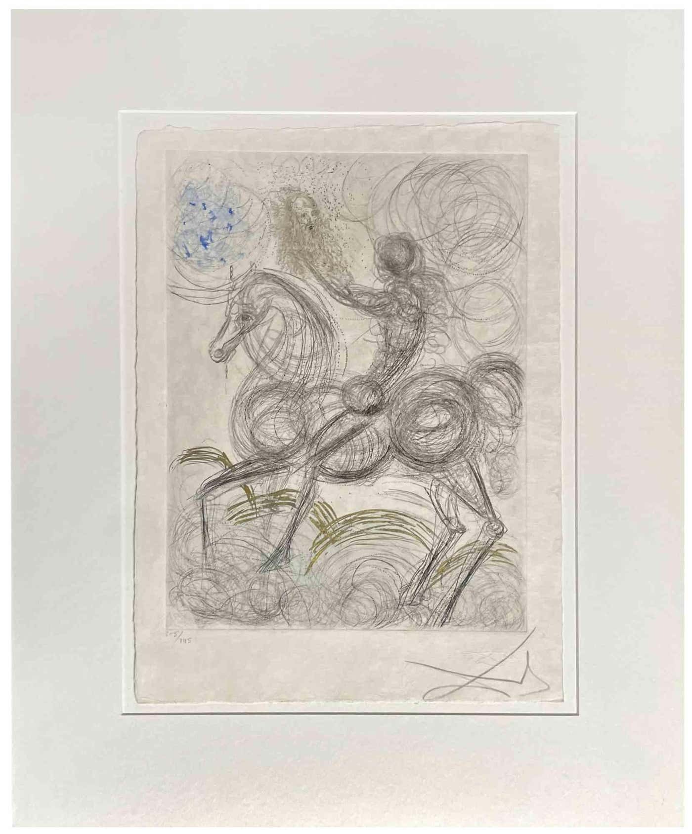 Salvador Dali, Chevalier et la Mort (Knight and Death) Salvador Dali, Chevalier et la Mort (Knight and Death)