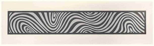 Sol LeWitt, Wavy Irregular Bands Sol LeWitt, Wavy Irregular Bands