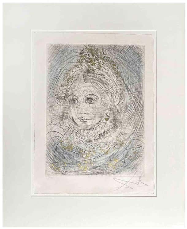 Salvador Dali, Portrait of Marguerite Salvador Dali, Portrait of Marguerite