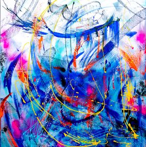 Peinture, Moyen bleu, Xavier Wttrwulghe