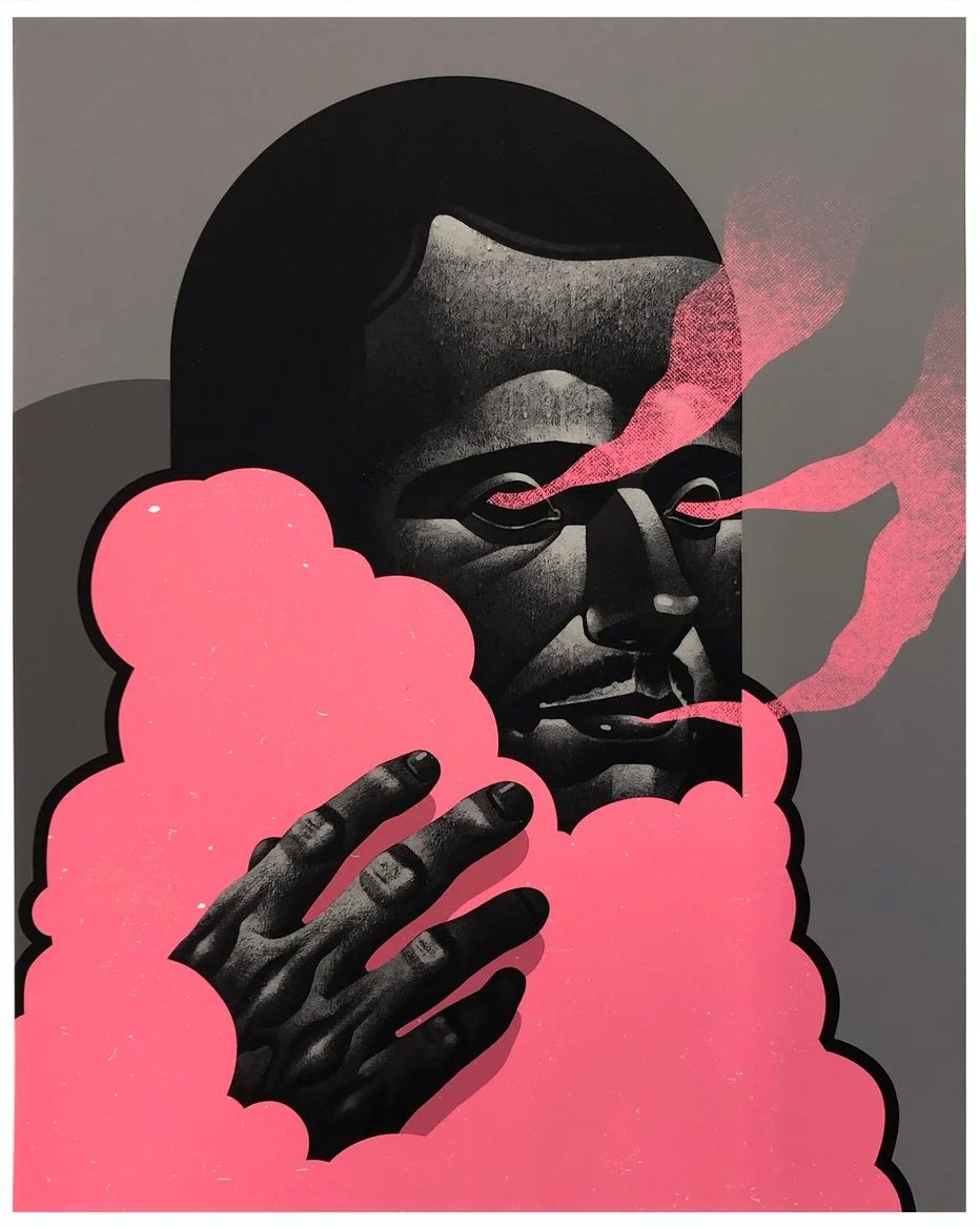 Michael Reeder, Cloud diver - pink Michael Reeder, Cloud diver - pink