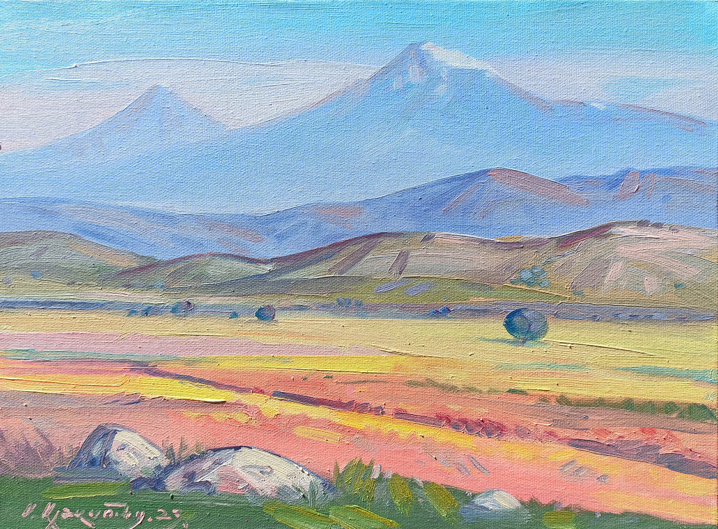 Samvel Atasunts, Landscape - Ararat Samvel Atasunts, Landscape - Ararat