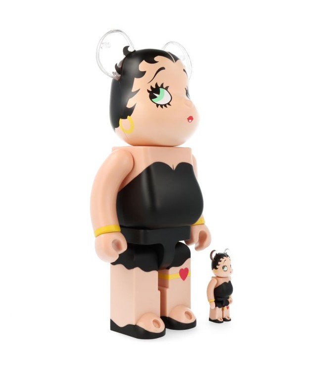 MEDICOM TOY - BE@RBRICK Betty Boop(TM) BLACK 100%&amp;400％ Medicom Betty Boop Black Version 400% + 100% Bearbrick Be