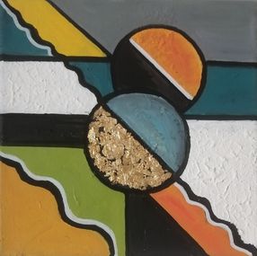 Gemälde, Soleil levant, Christiane Bernais