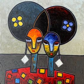 Gemälde, The Pairing, Abiodun Nafiu Azeez