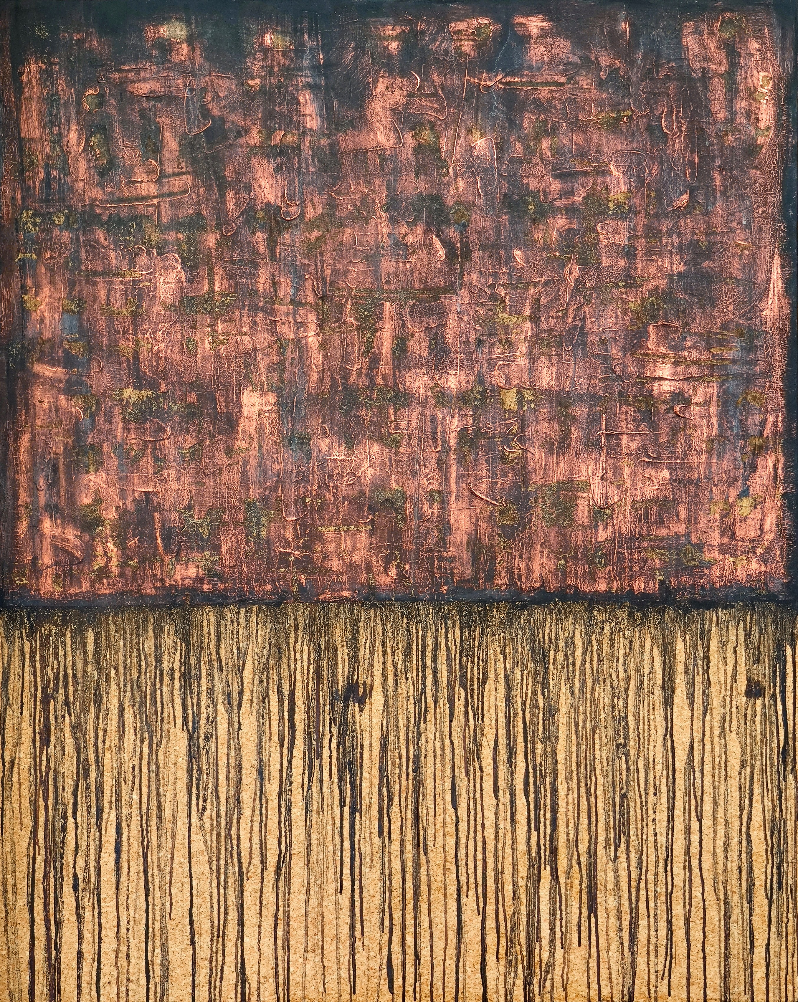 Carla Sá Fernandes, Black copper no. 2 (on cork) Carla Sá Fernandes, Black copper no. 2 (on cork)