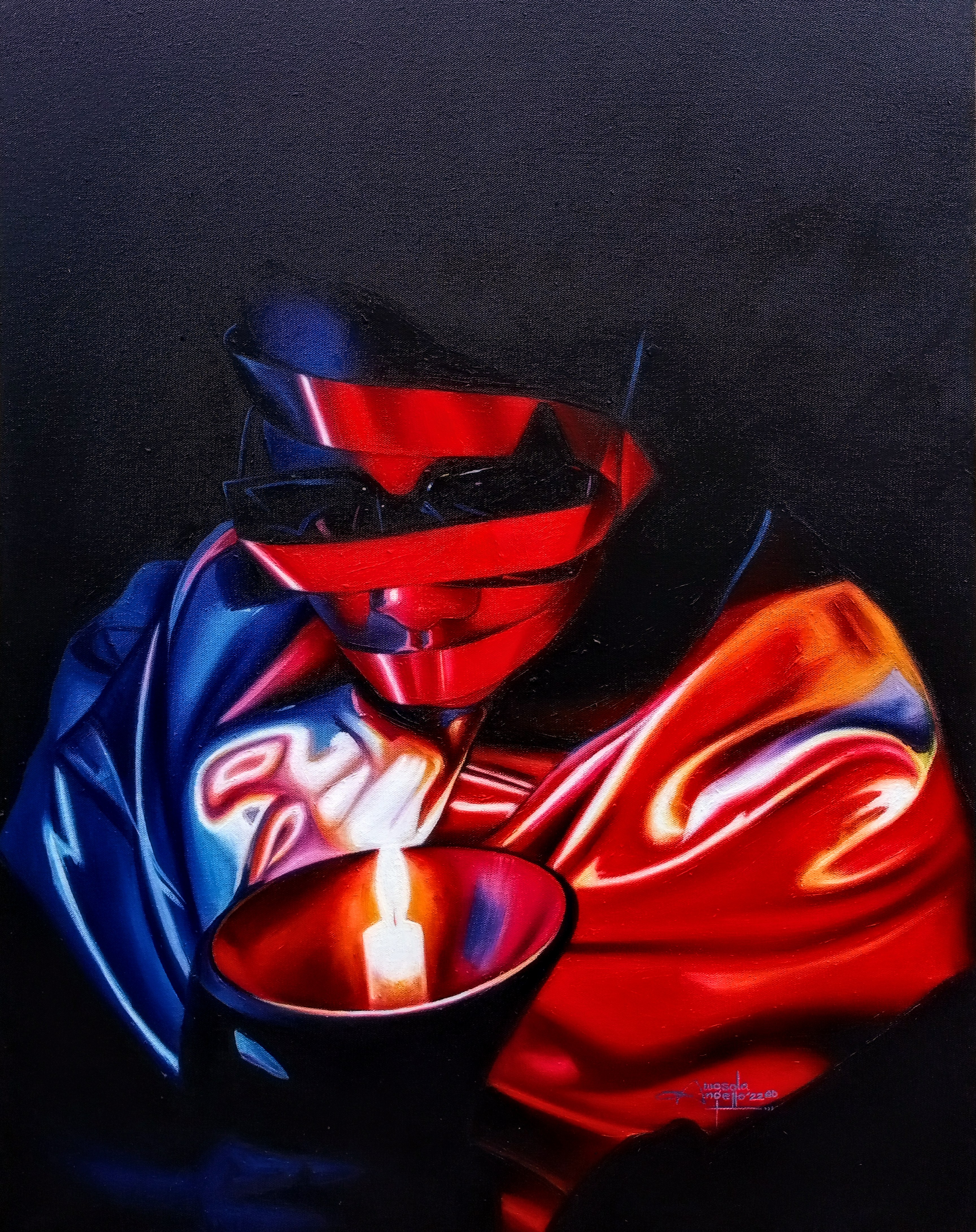 Awosola Michael Angello, Shaded 3 (The light bearer) Awosola Michael Angello, Shaded 3 (The light bearer)