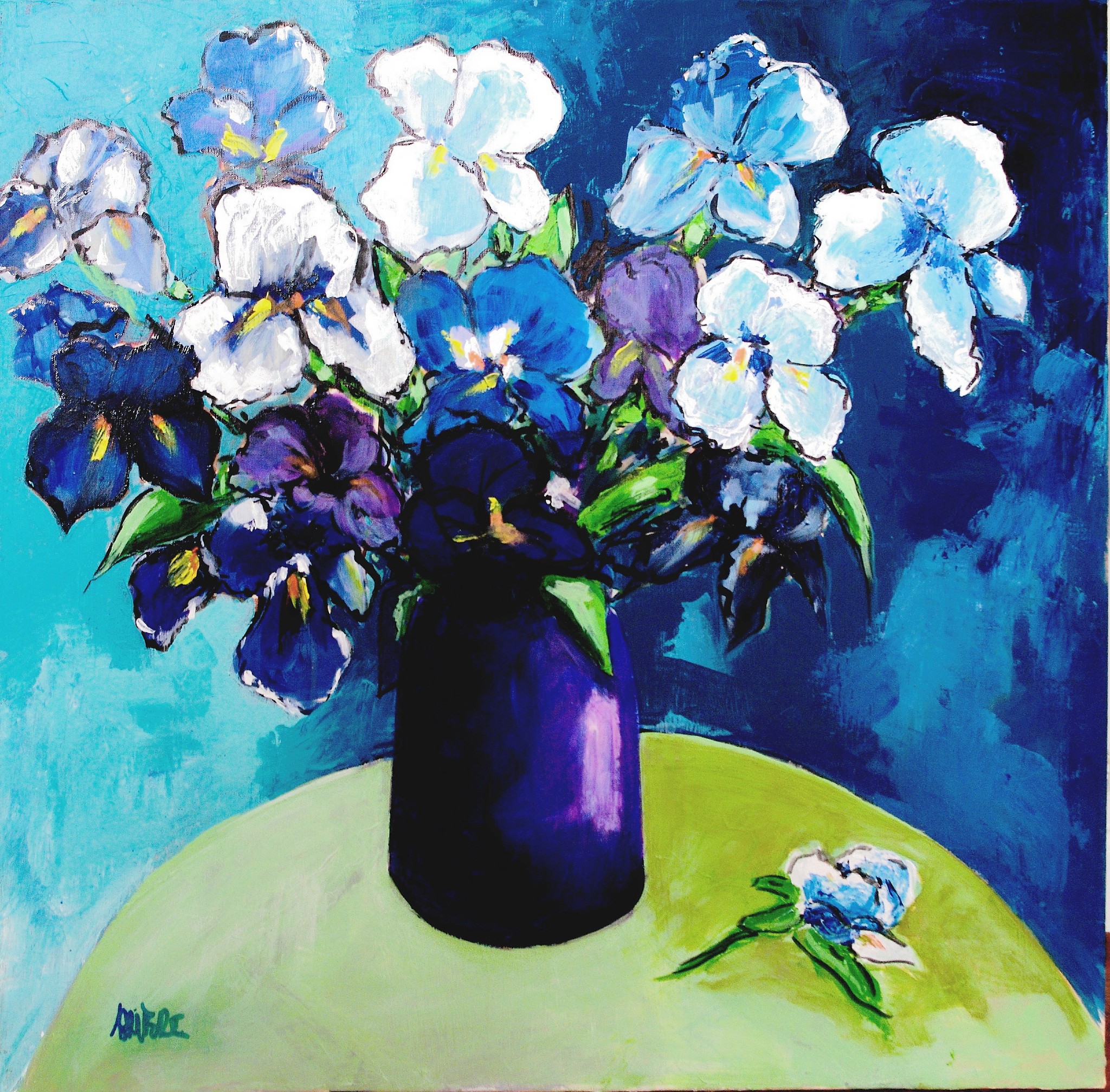 Patrick Briere, Iris blancs 2 Patrick Briere, Iris blancs 2