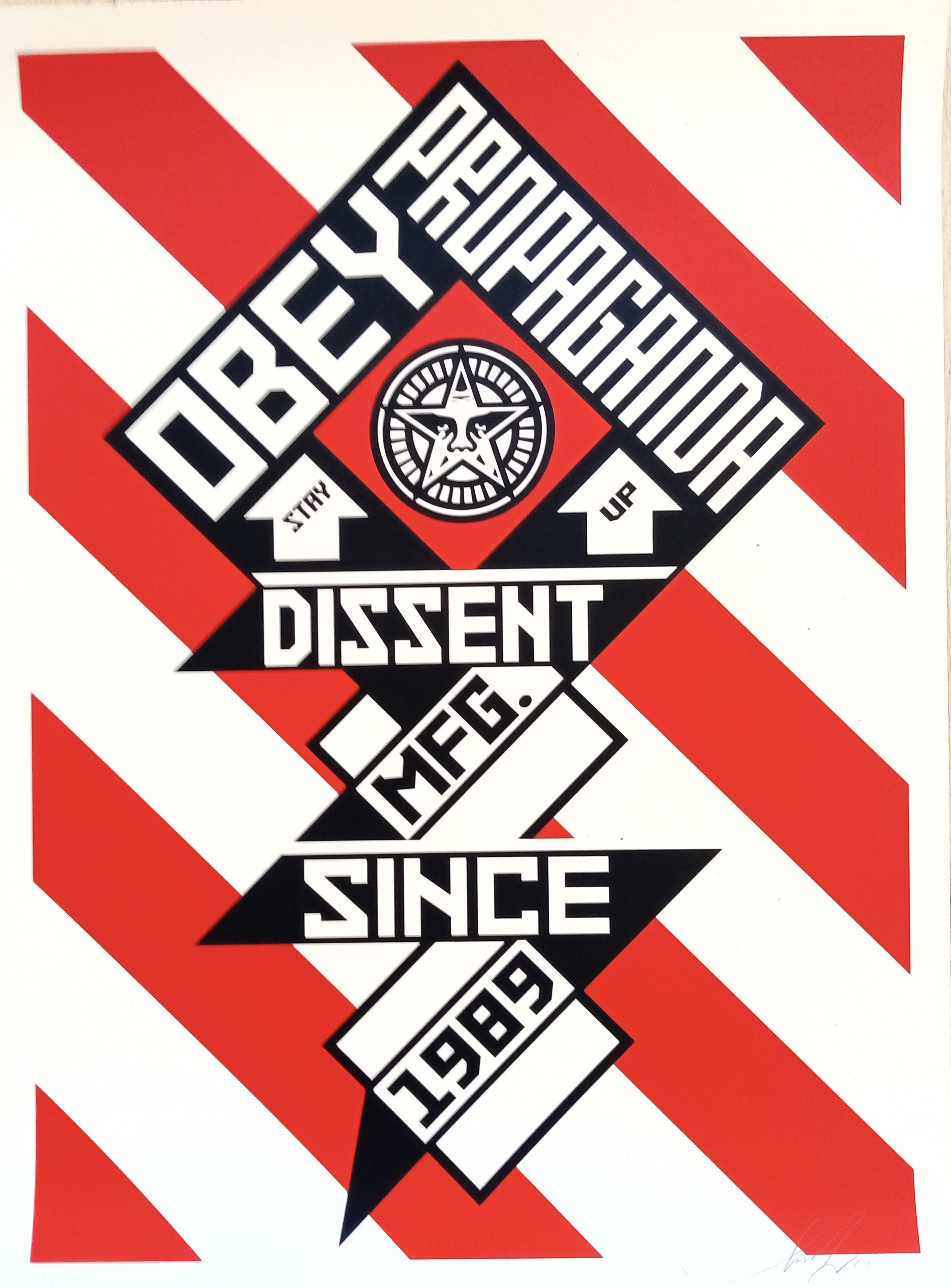 Shepard Fairey (Obey), Constructivist Banner Shepard Fairey (Obey), Constructivist Banner