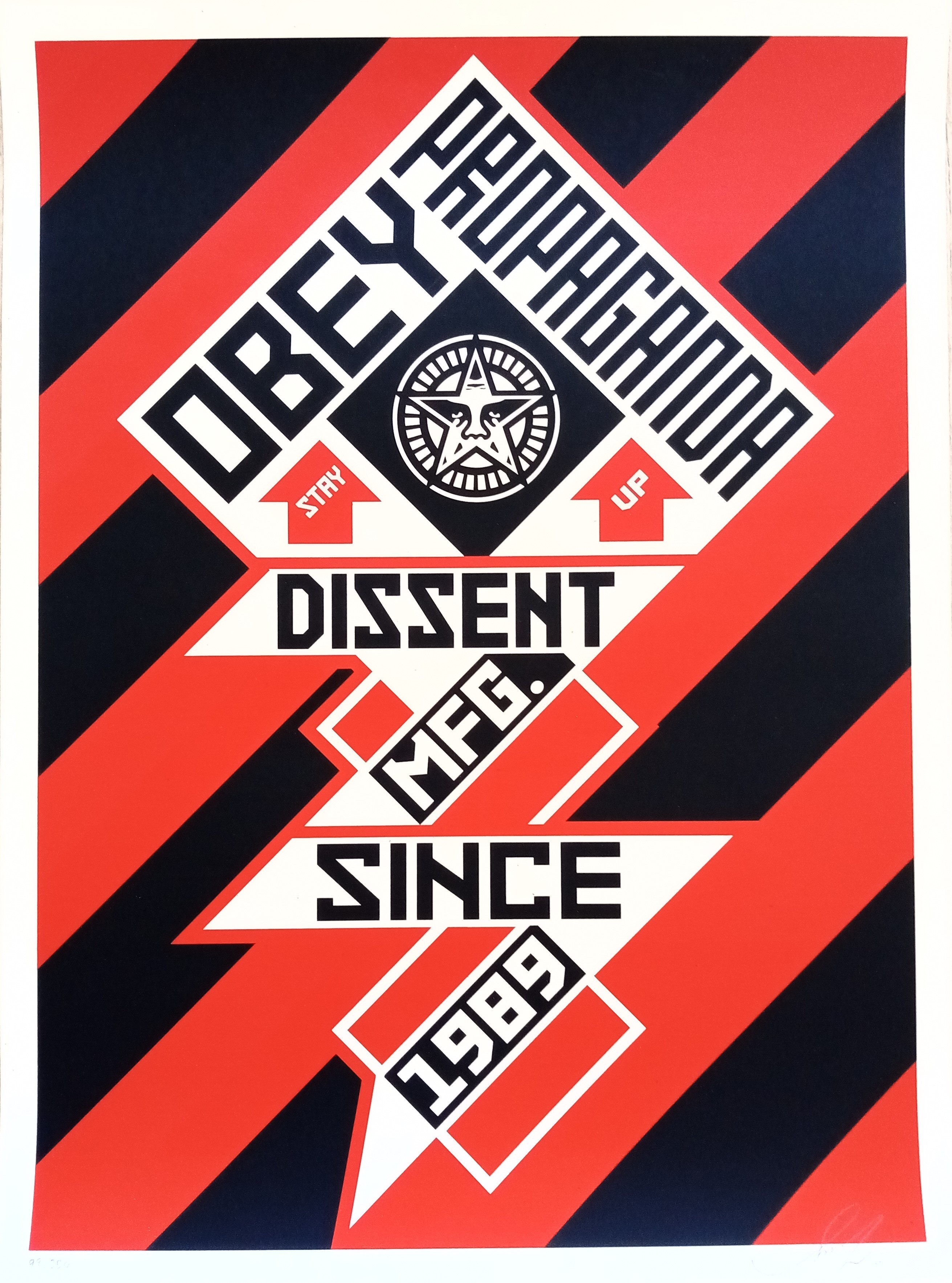 Shepard Fairey (Obey), Constructivist Banner (Black) Shepard Fairey (Obey), Constructivist Banner (Black)