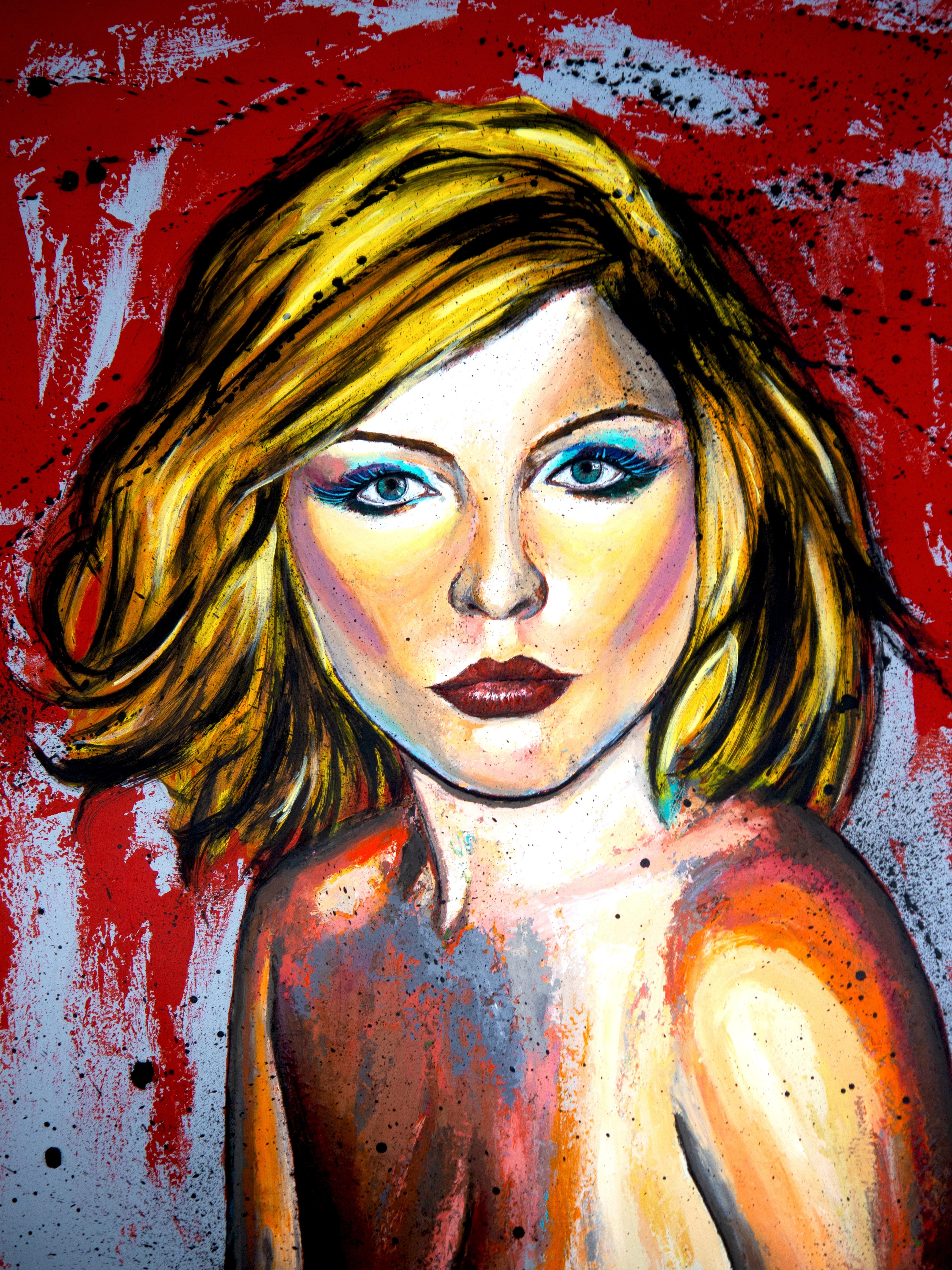 Bazévian Delacapucinière, Portrait PS 93 Debbie Blondie XL - French school Bazévian Delacapucinière, Portrait PS 93 Debbie Blondie XL - French school