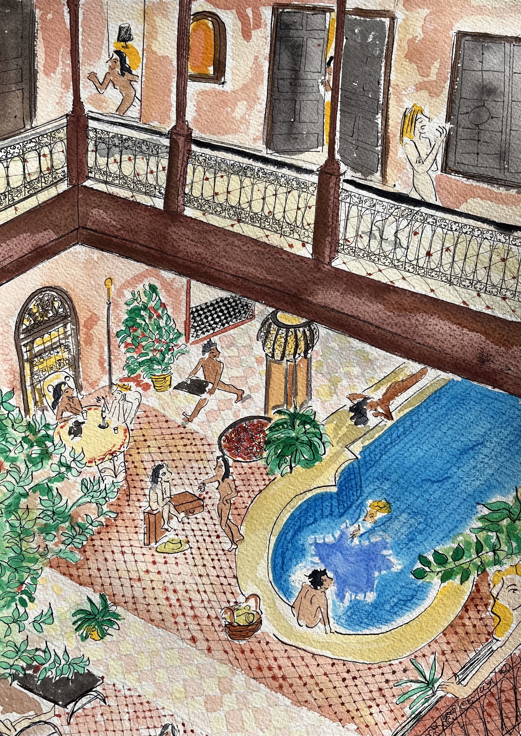 Gabrielle Rul, Le Riad Gabrielle Rul, Le Riad
