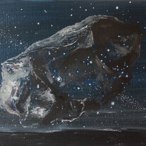 Painting, Cosmos in a stone, Peter de Boer