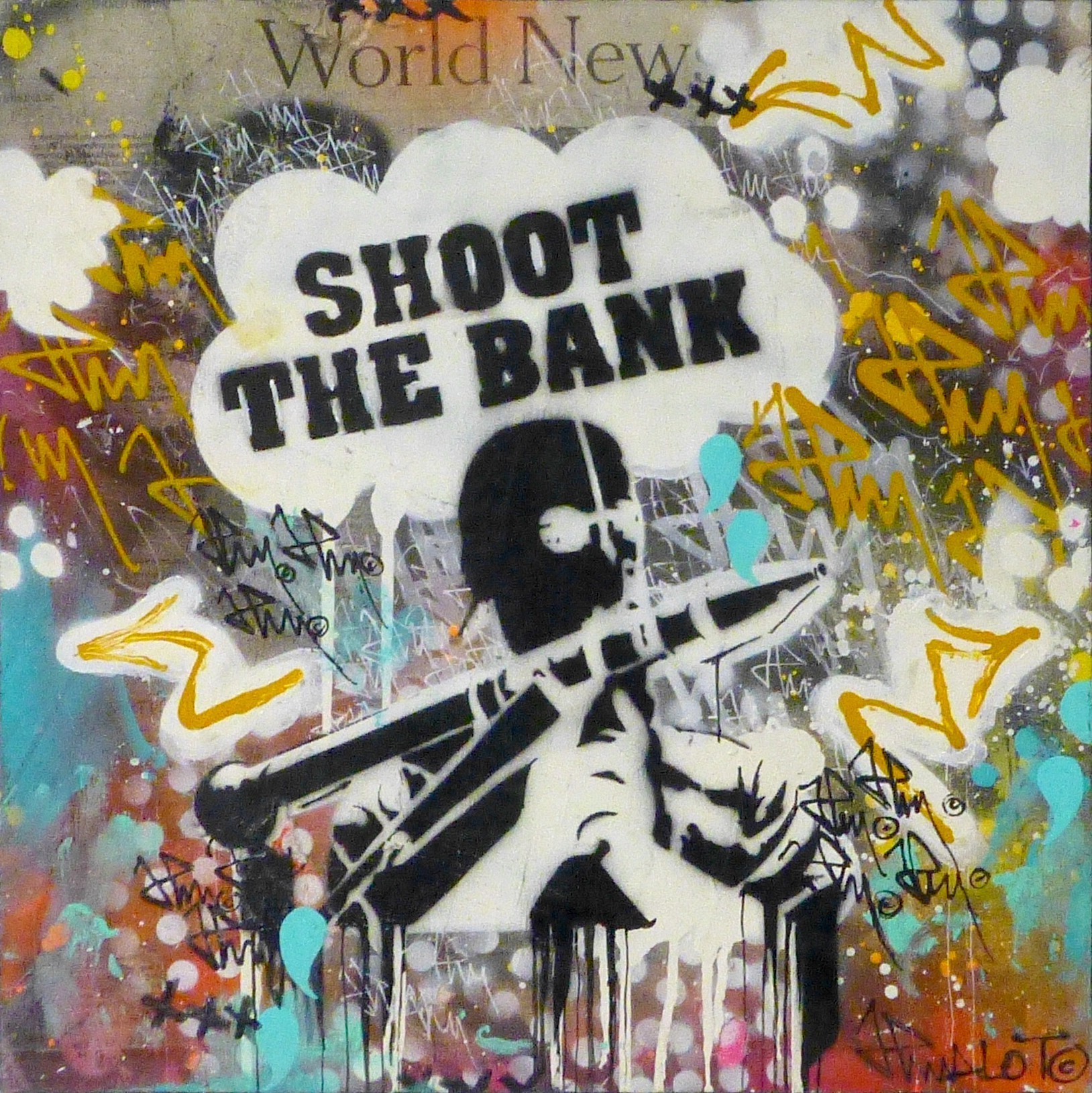 JP Malot, Shoot the bank on financial time (Arrows 2013) JP Malot, Shoot the bank on financial time (Arrows 2013)
